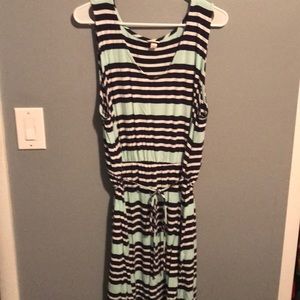 Striped tank dress